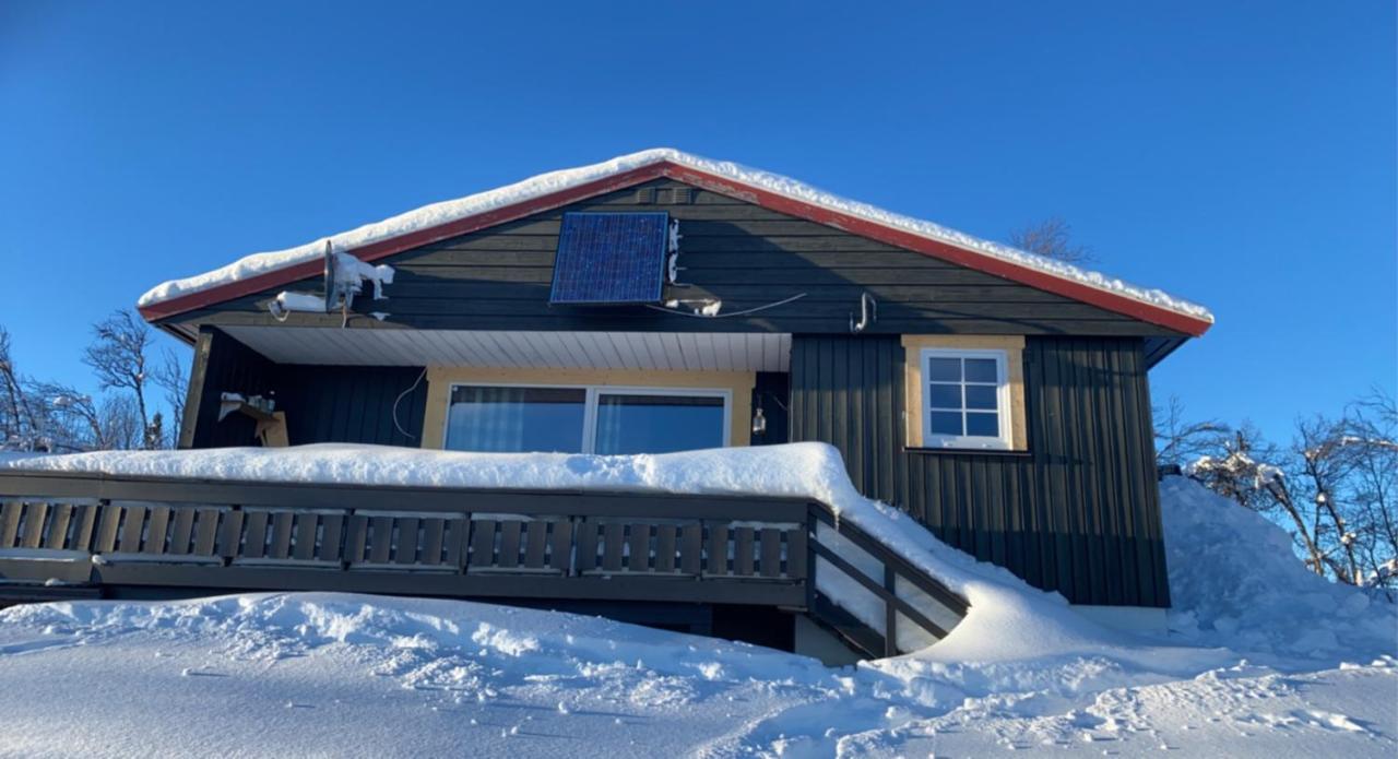 Cabin In The Mountain, Outstanding View & Solar Energy Vollen Exterior foto